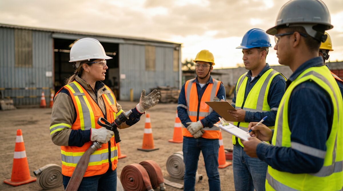 Entrenamiento práctico de brigadas en campo